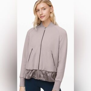 Lululemon Gray Bomber Jacket